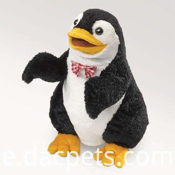 Pinguin Handpuppe mit Bowknot Penguin hand puppet with bowknot